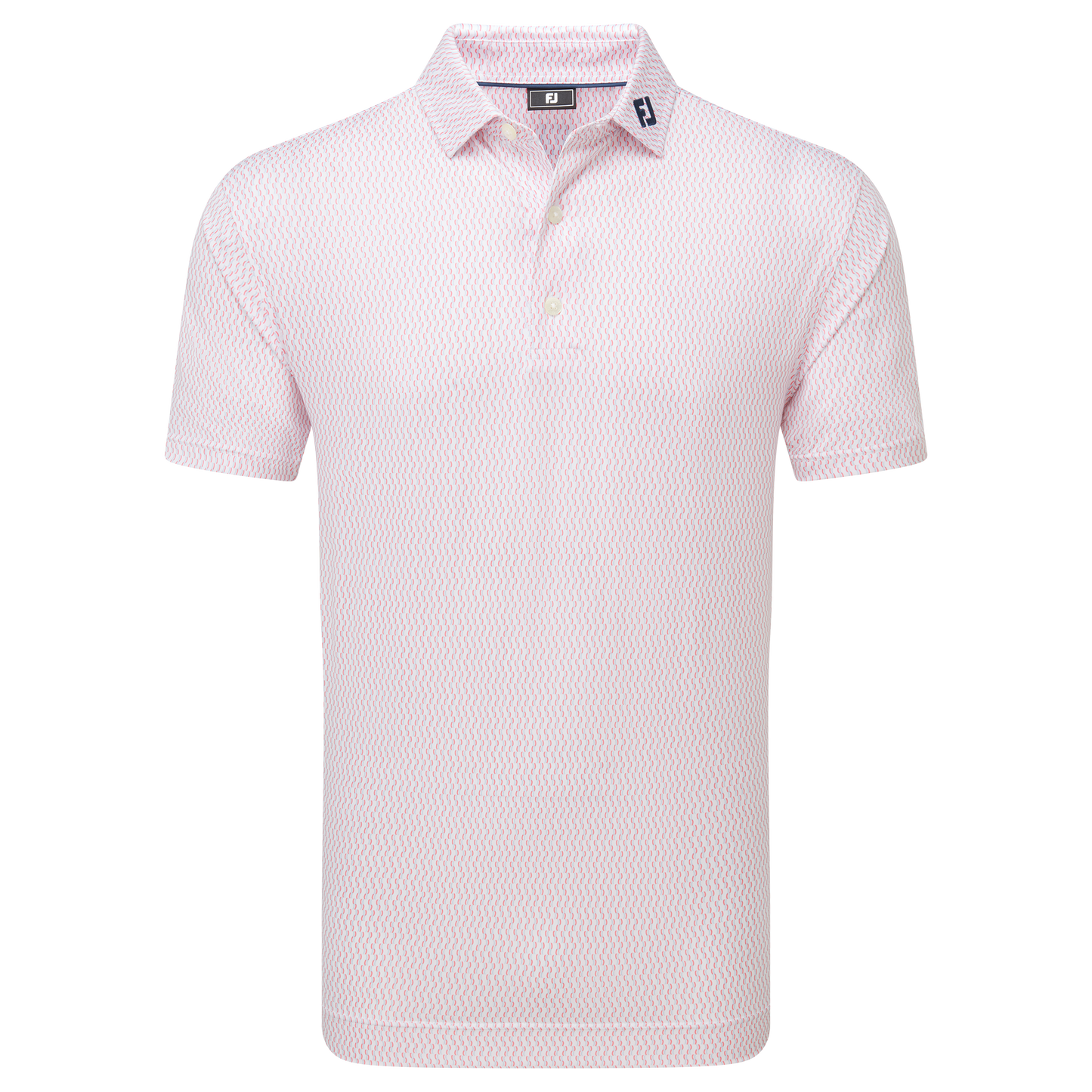 FootJoy Wiggle Print Lisle Golf Polo Shirt