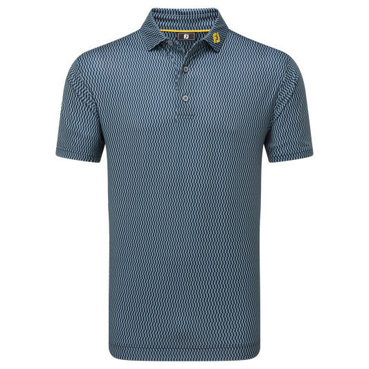 FootJoy Wiggle Print Lisle Golf Polo Shirt