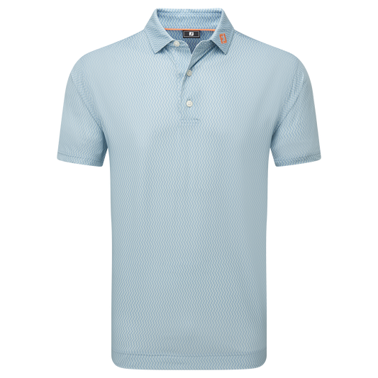 FootJoy Wiggle Print Lisle Golf Polo Shirt