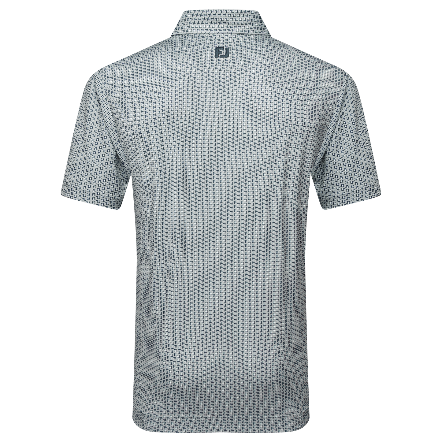 FootJoy Houndstooth Geo Lisle Golf Polo Shirt