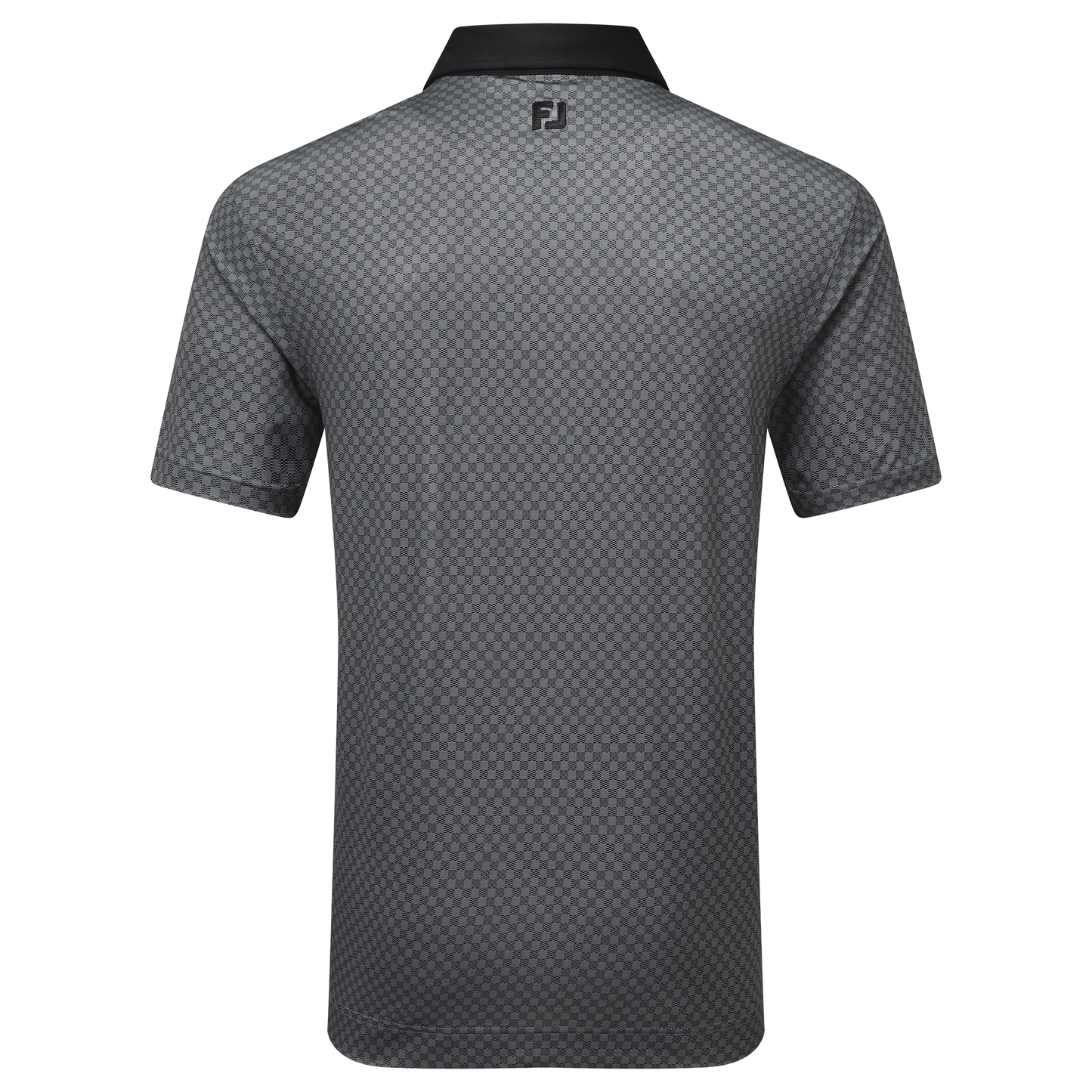 FootJoy Checker Print Lisle Golf Polo Shirt