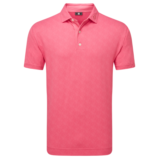 FootJoy Speckle Print Lisle Golf Polo Shirt