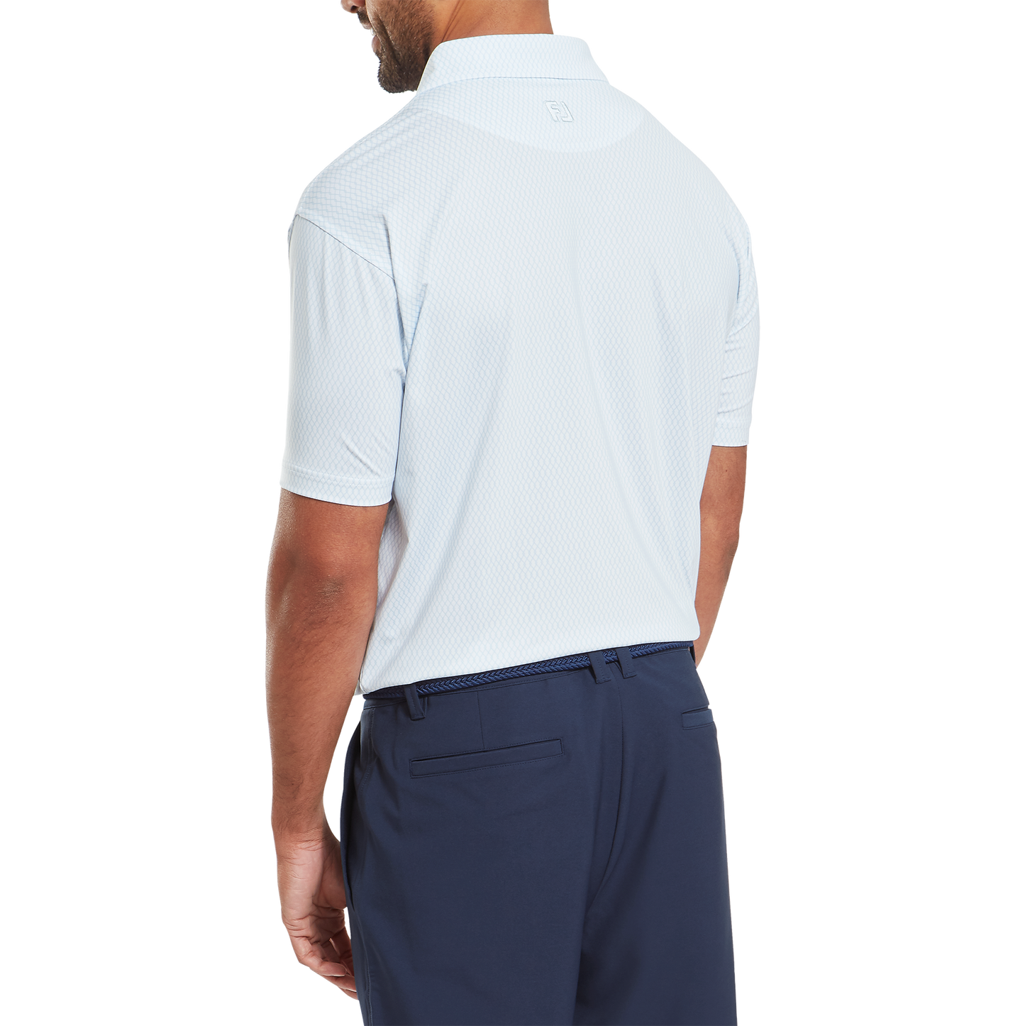 FootJoy Irongate Print Lisle Golf Polo Shirt