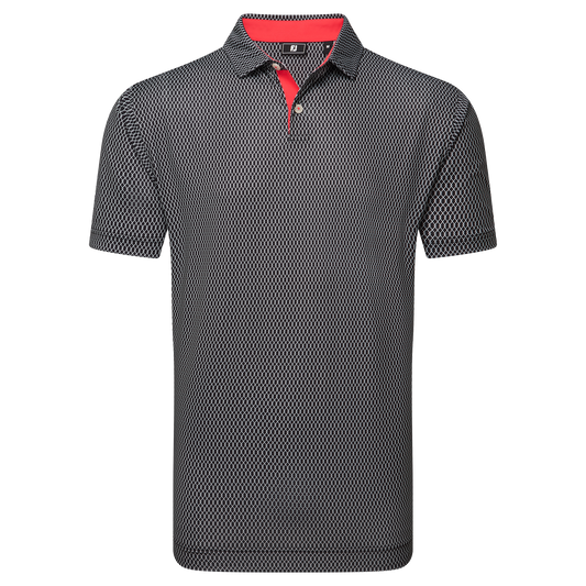 FootJoy Irongate Print Lisle Golf Polo Shirt