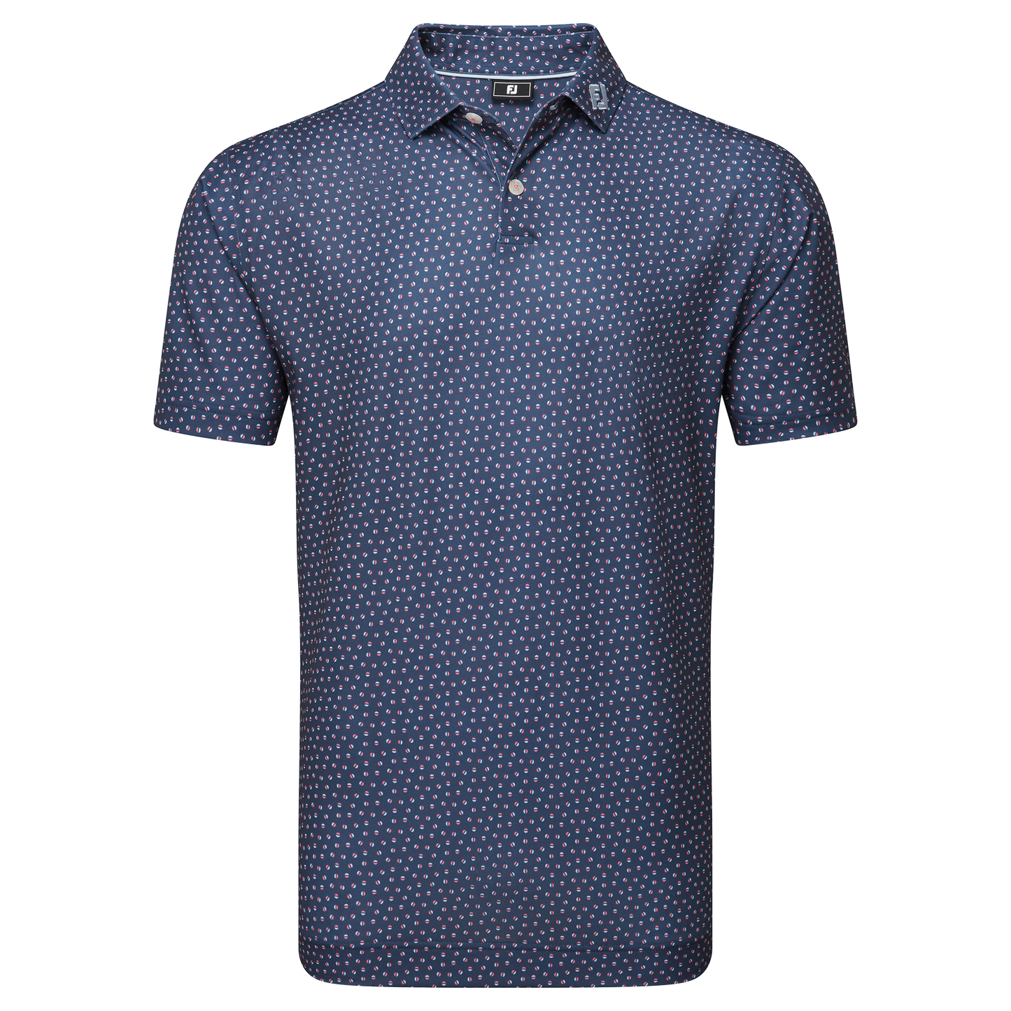 FootJoy Bounce Print Pique Golf Polo Shirt