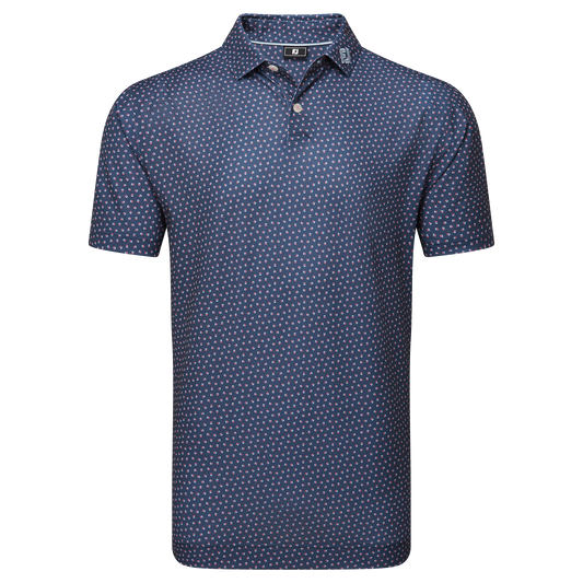 FootJoy Bounce Print Pique Golf Polo Shirt