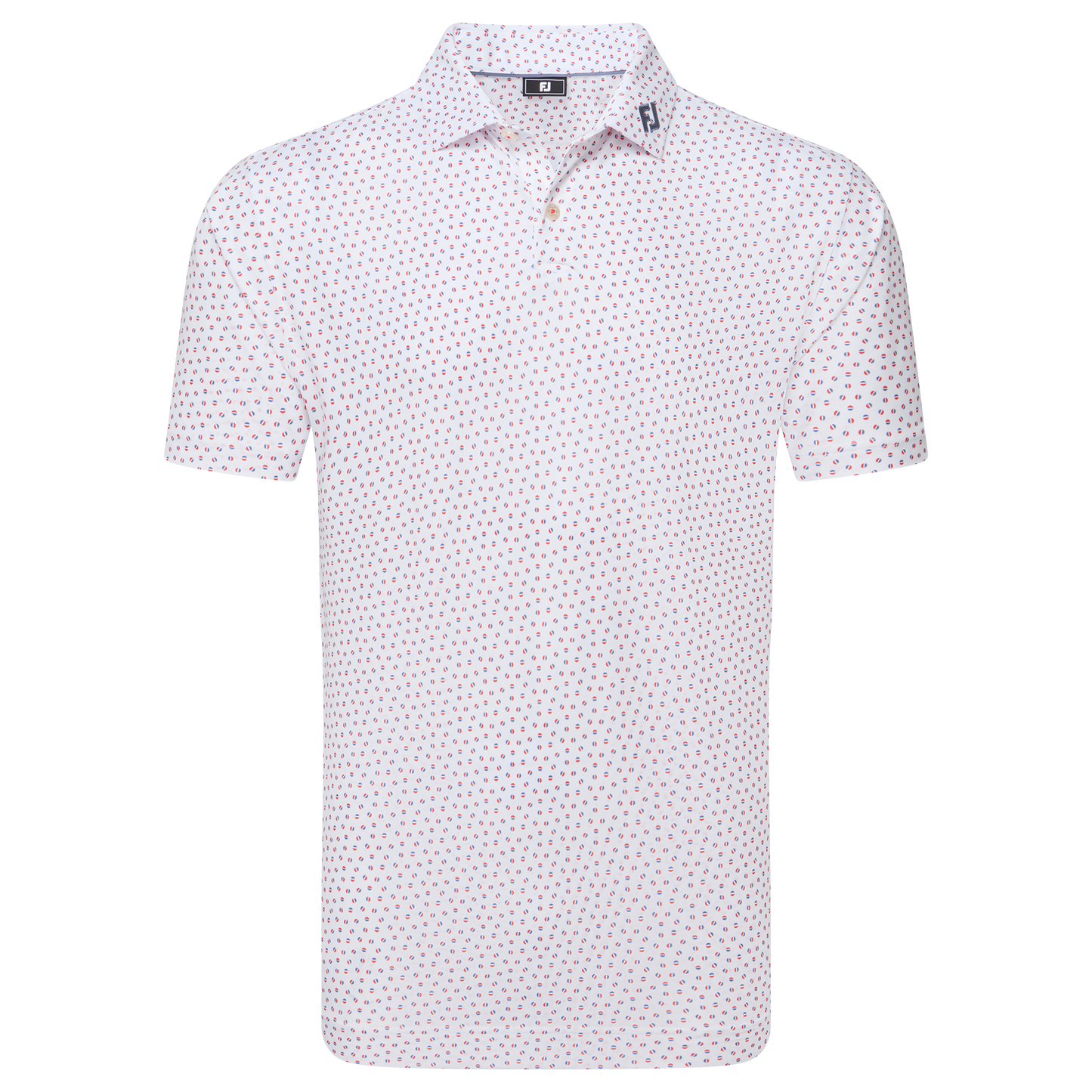 FootJoy Bounce Print Pique Golf Polo Shirt