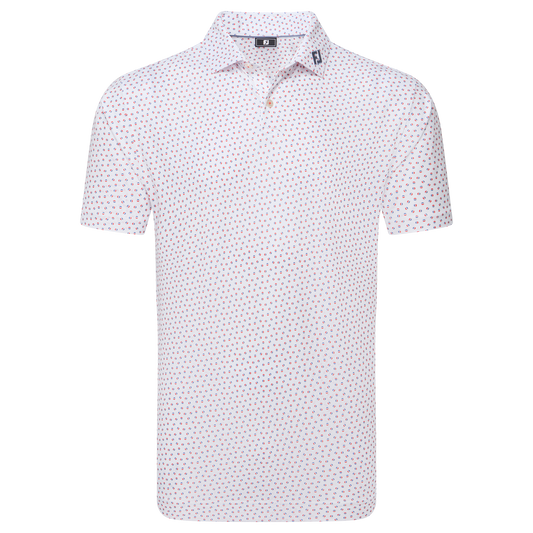FootJoy Bounce Print Pique Golf Polo Shirt