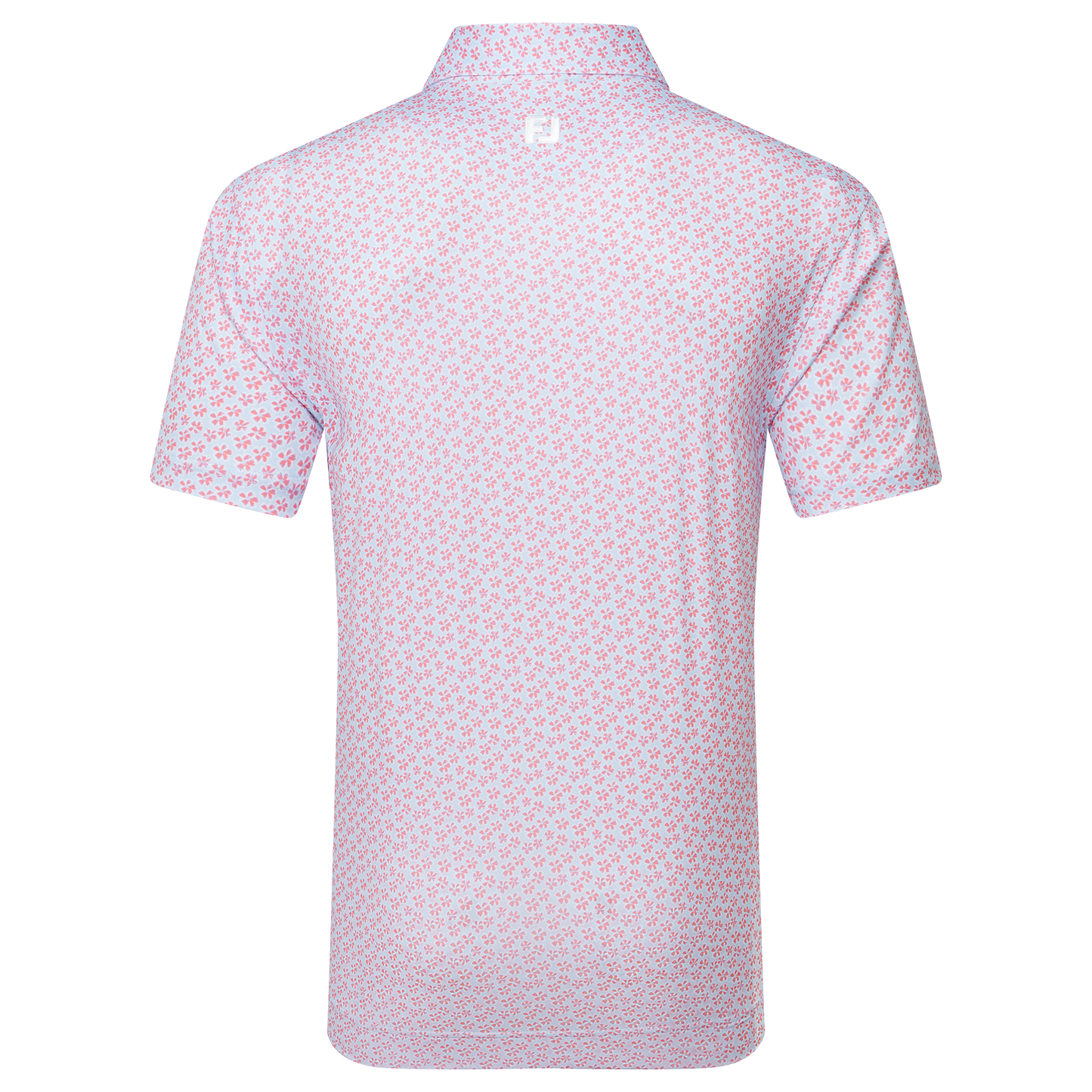FootJoy Floral Sketch Print Lisle Golf Polo Shirt