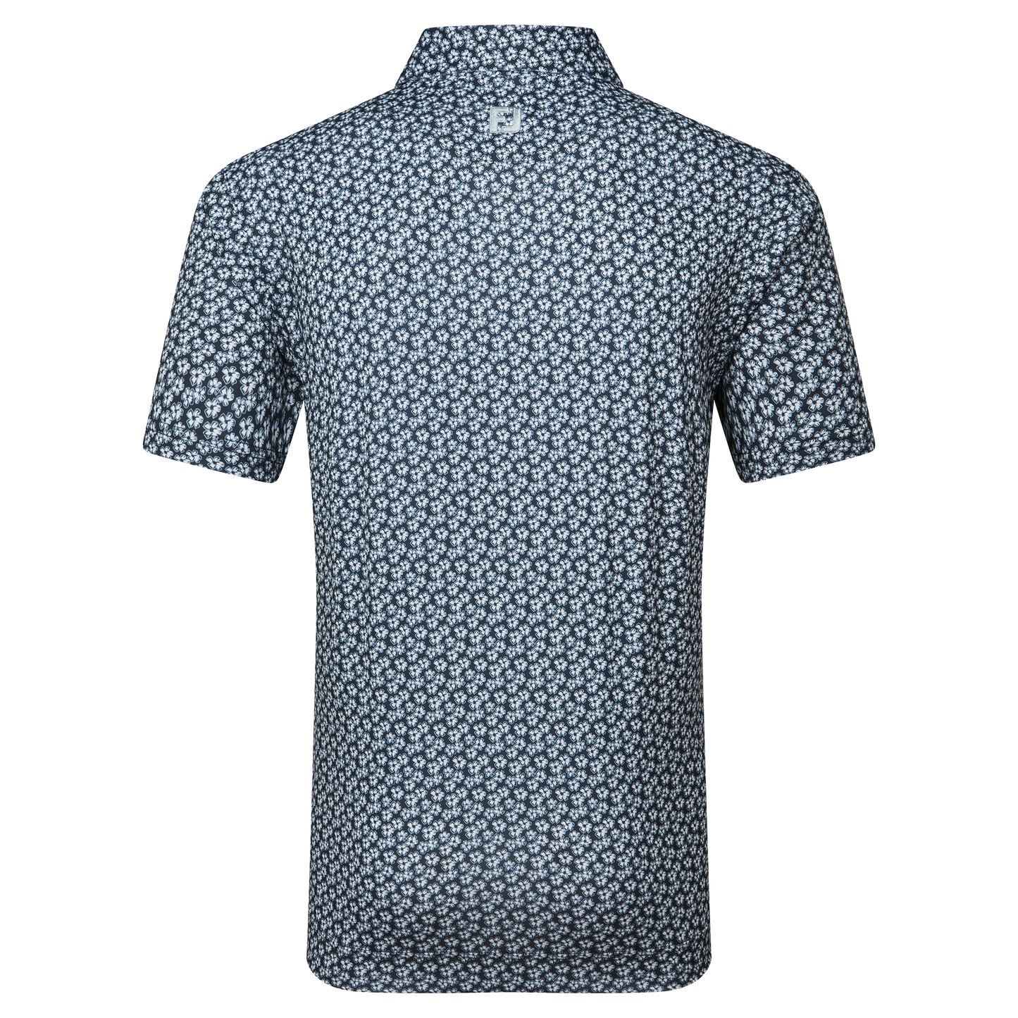 FootJoy Floral Sketch Print Lisle Golf Polo Shirt