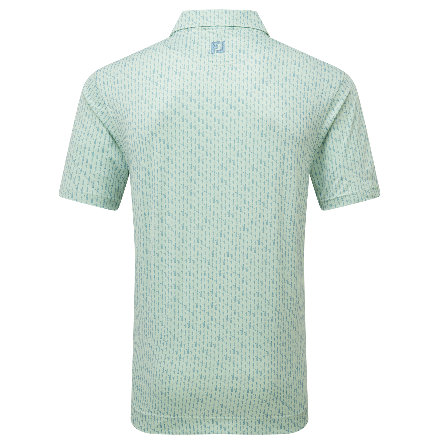 FootJoy Figure Print Lisle Golf Polo Shirt