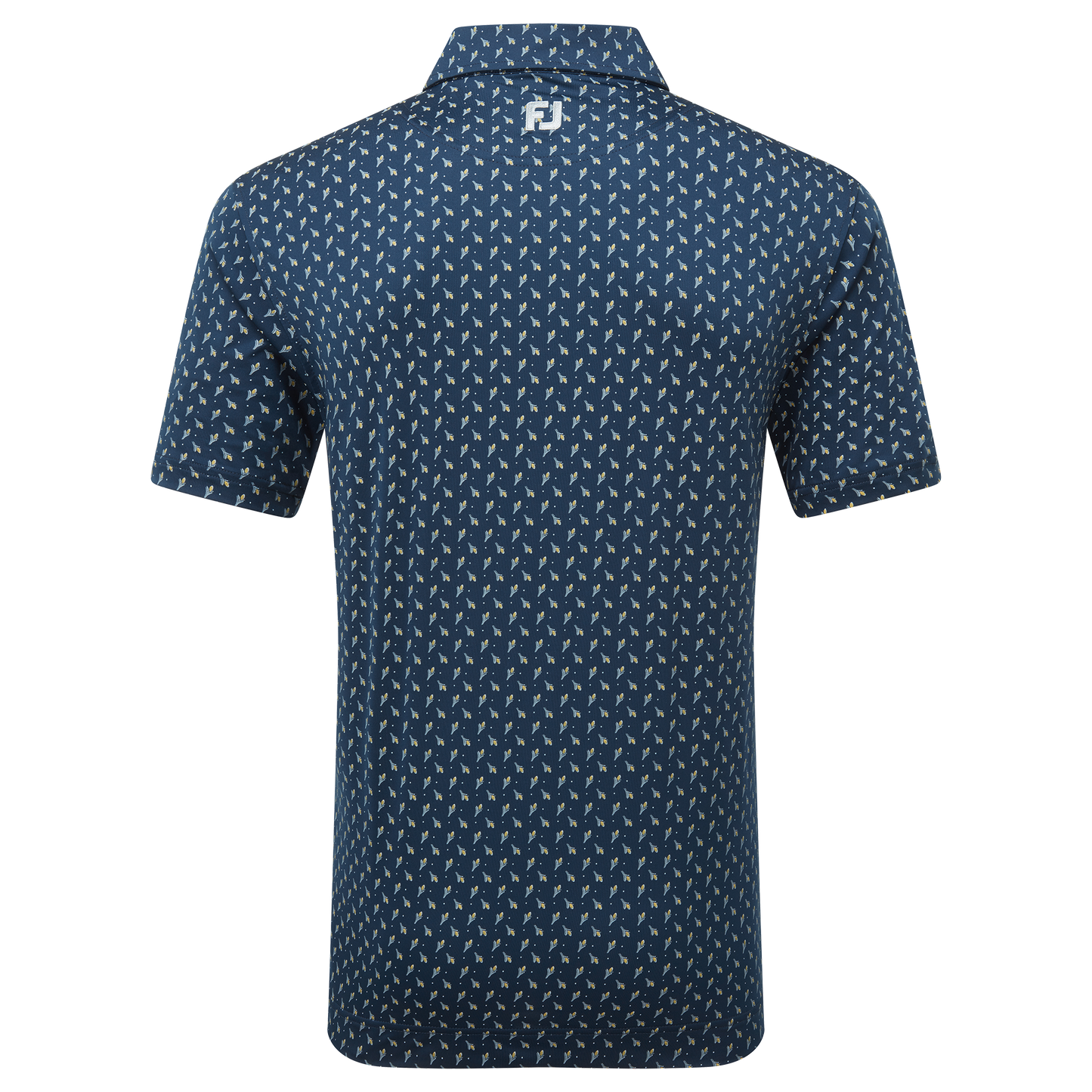 FootJoy Flower Bud Foulard Lisle Golf Polo Shirt