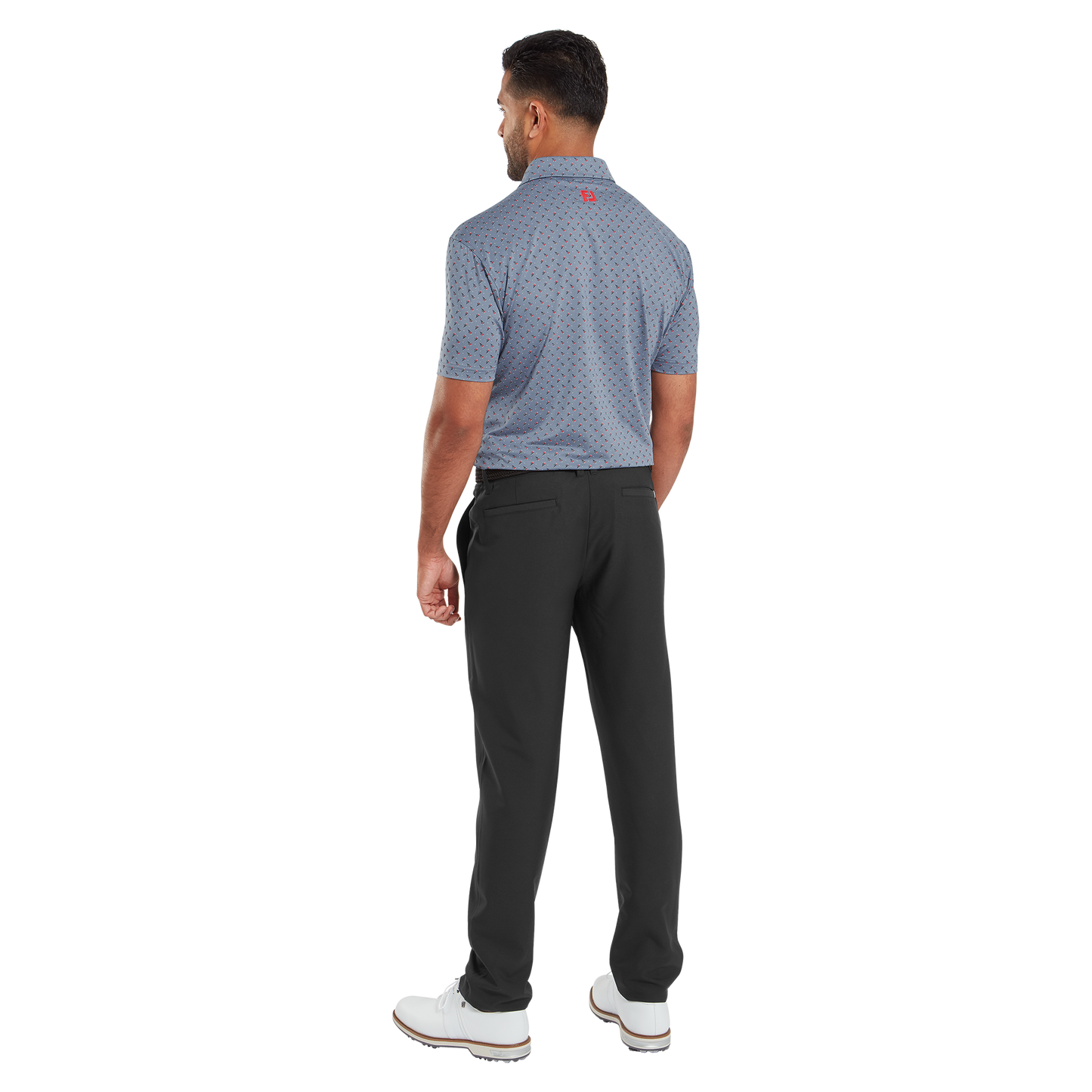 FootJoy Flower Bud Foulard Lisle Golf Polo Shirt