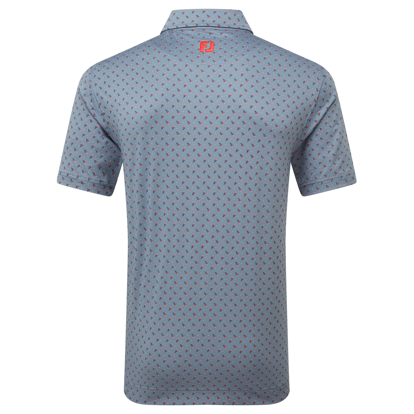 FootJoy Flower Bud Foulard Lisle Golf Polo Shirt