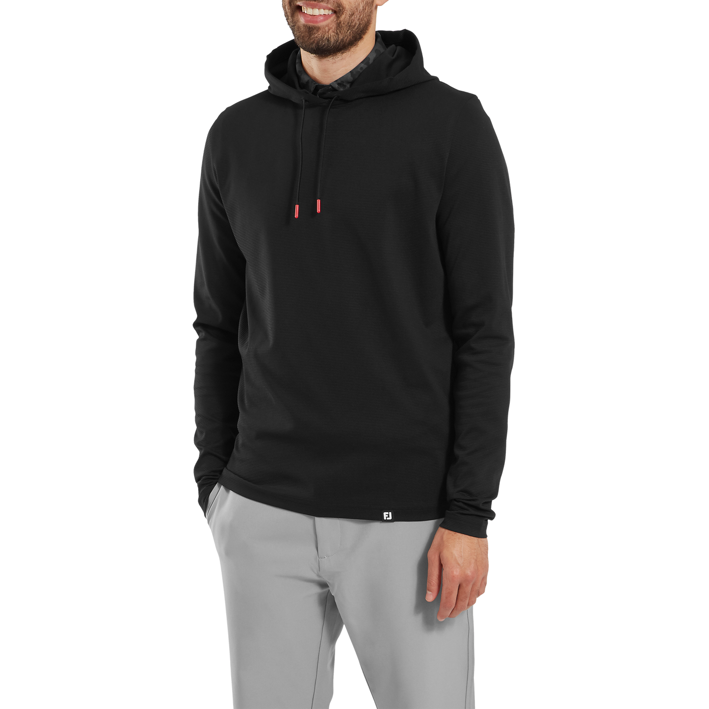 FootJoy Ottoman Jacquard Golf Hoodie