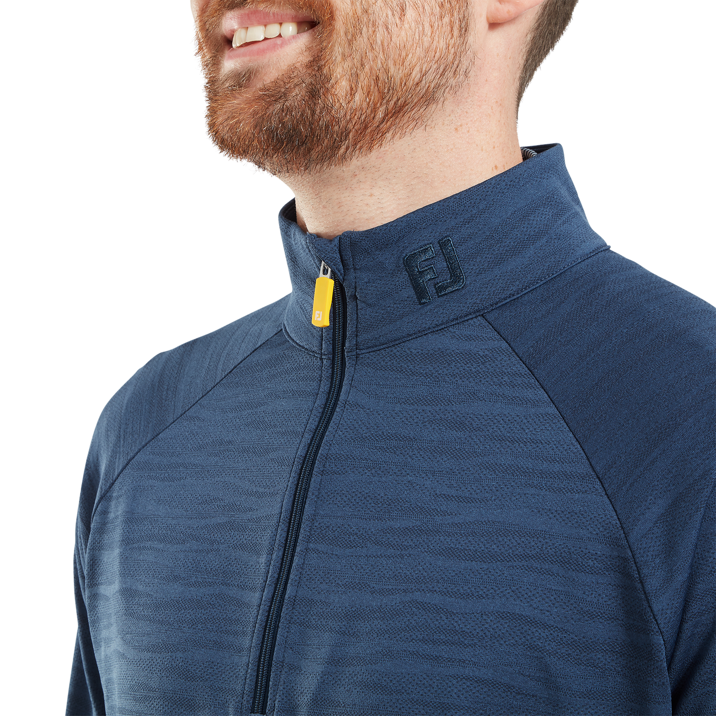 FootJoy Wave Jacquard Chill-Out Golf Pullover