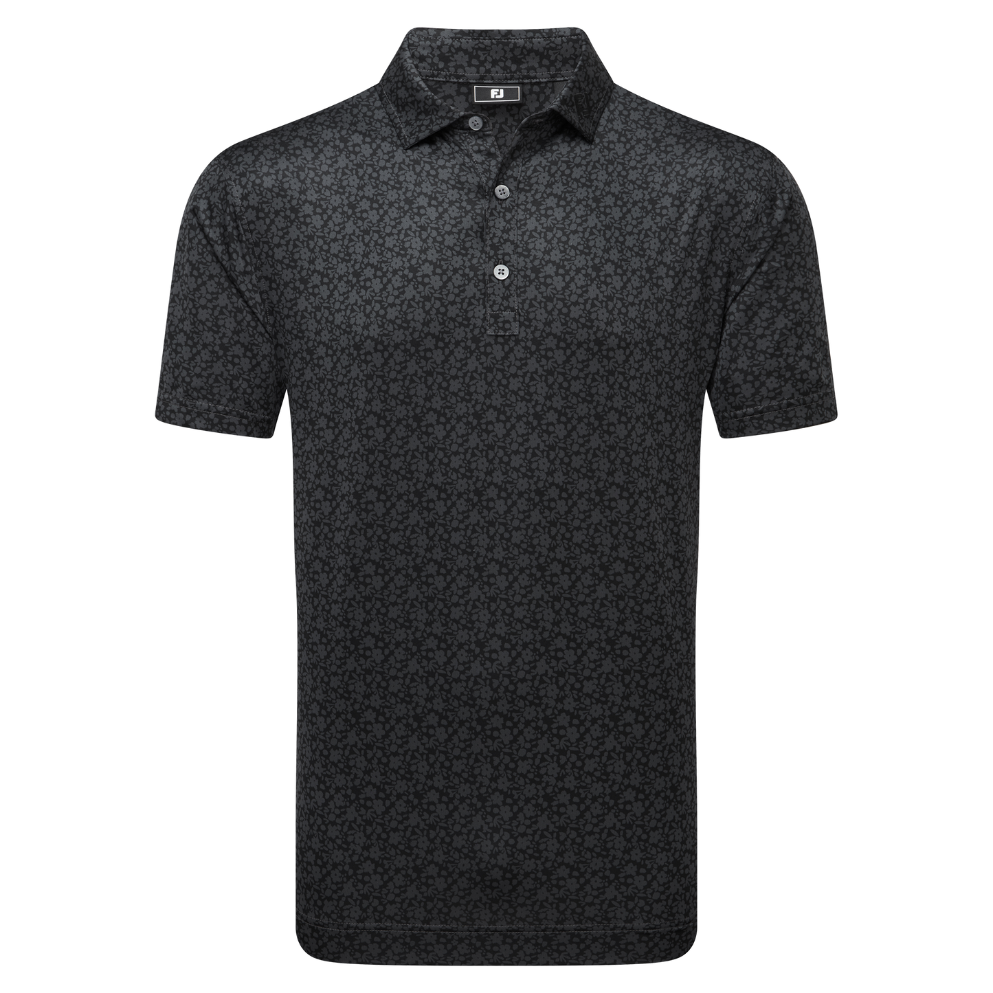 FootJoy Painted Floral Lisle Golf Polo Shirt