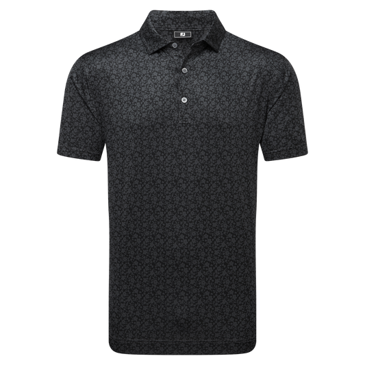 FootJoy Painted Floral Lisle Golf Polo Shirt