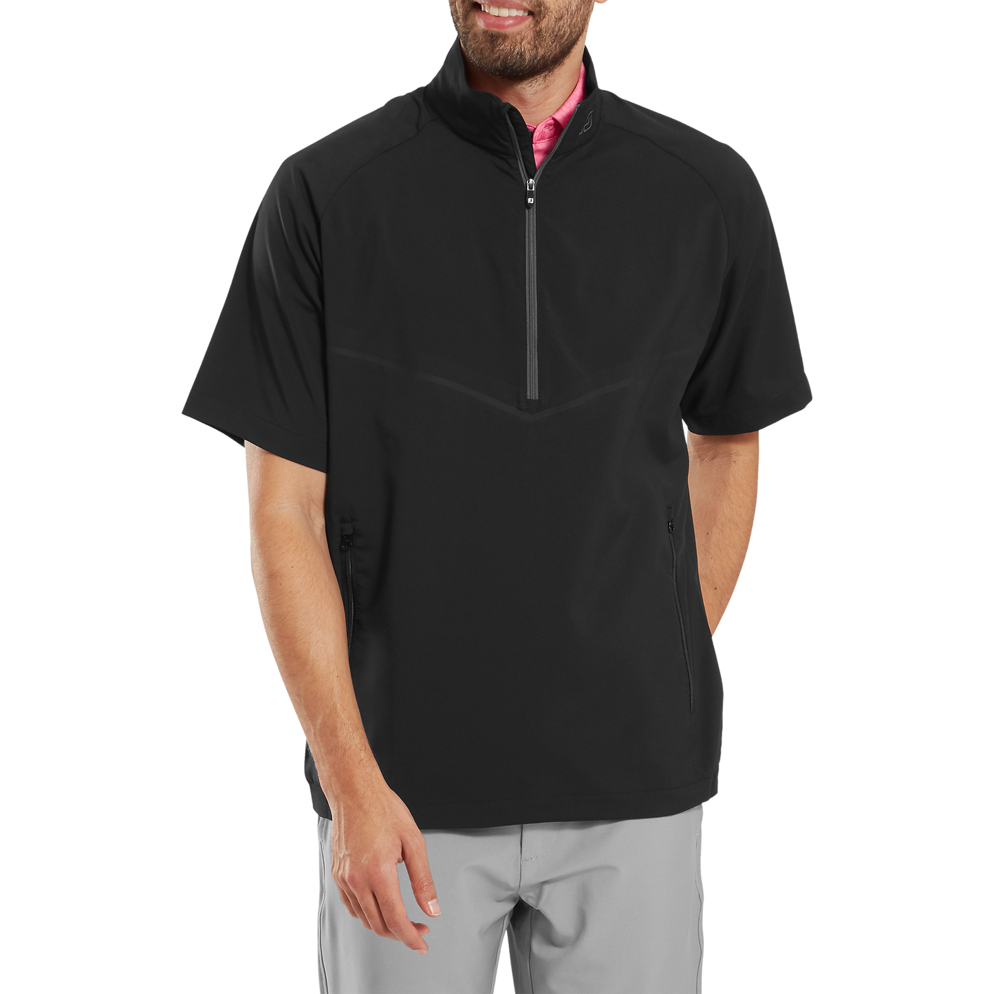 FootJoy Zephyr Short Sleeve Golf Wind Shirt