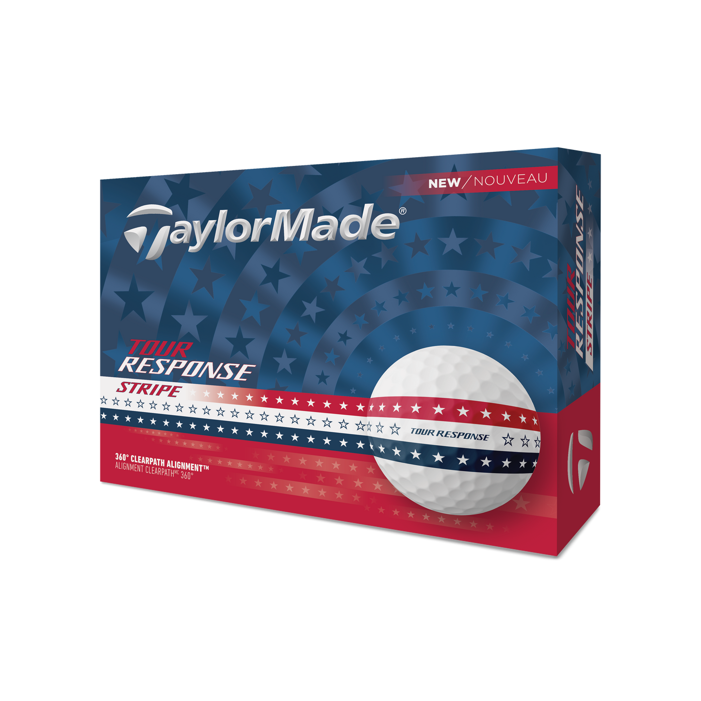 TaylorMade Tour Response USA Stripe Golf Balls