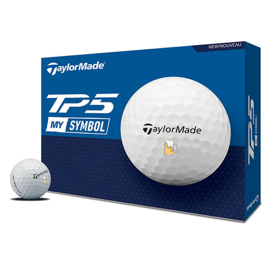 TaylorMade TP5 Golf Balls MySymbol - Beer Glass