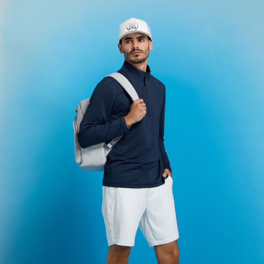 G/FORE Brushed Back Tech Quarter Zip