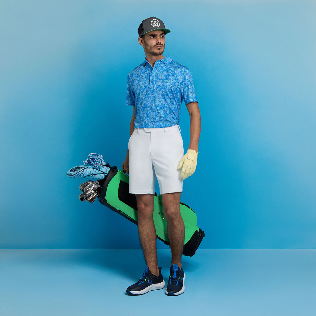 G/FORE Hydrangea Tech Jersey Golf Polo
