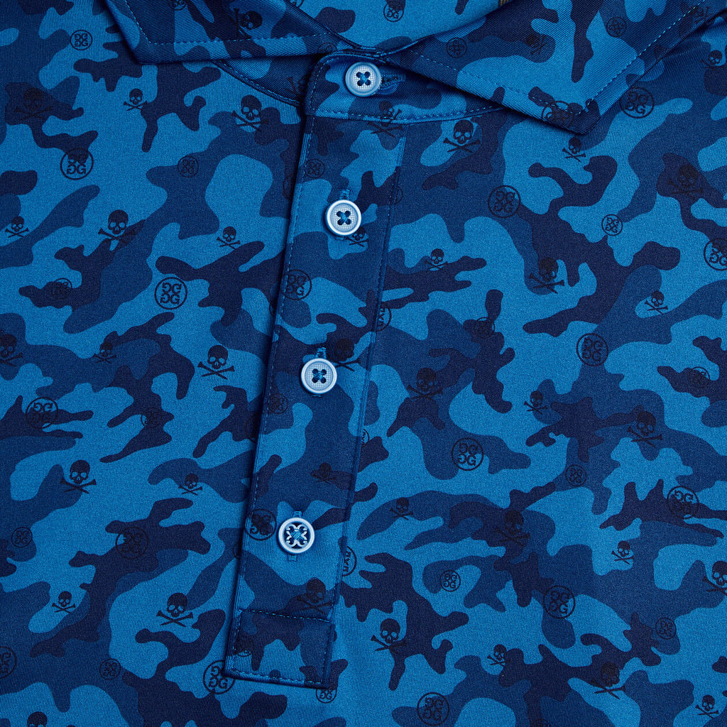 G/FORE Mapped Icon Camo Tech Jersey Golf Polo