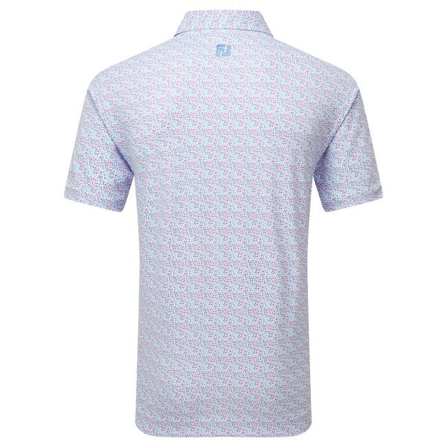 FootJoy Gamer Print Pique Golf Polo Shirt