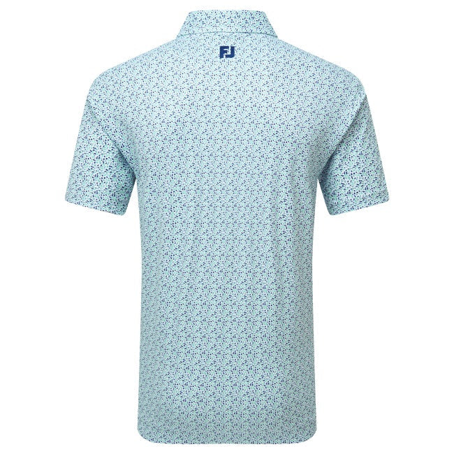 FootJoy Gamer Print Pique Golf Polo Shirt