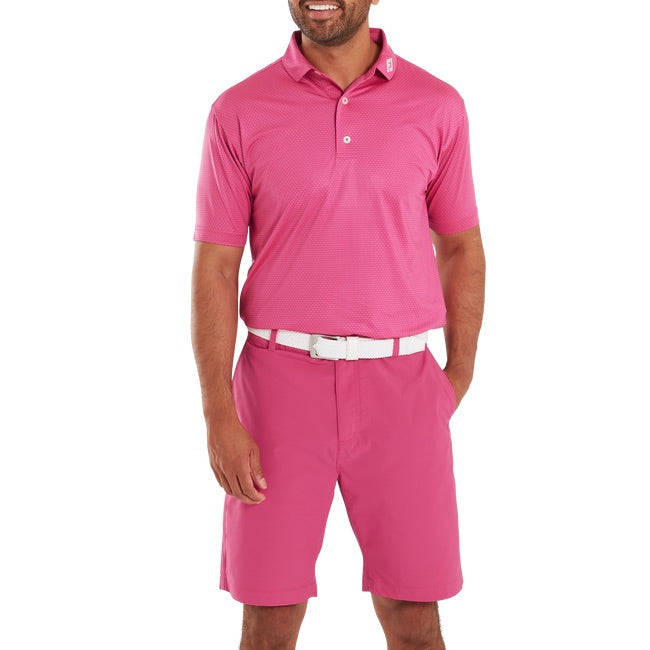 FootJoy Abax Print Lisle Golf Polo Shirt