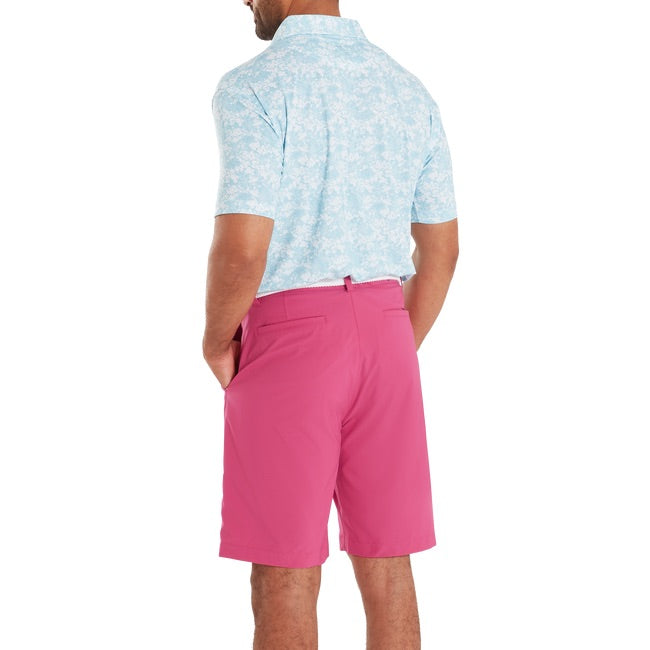 FootJoy Garden Print Lisle Golf Polo Shirt