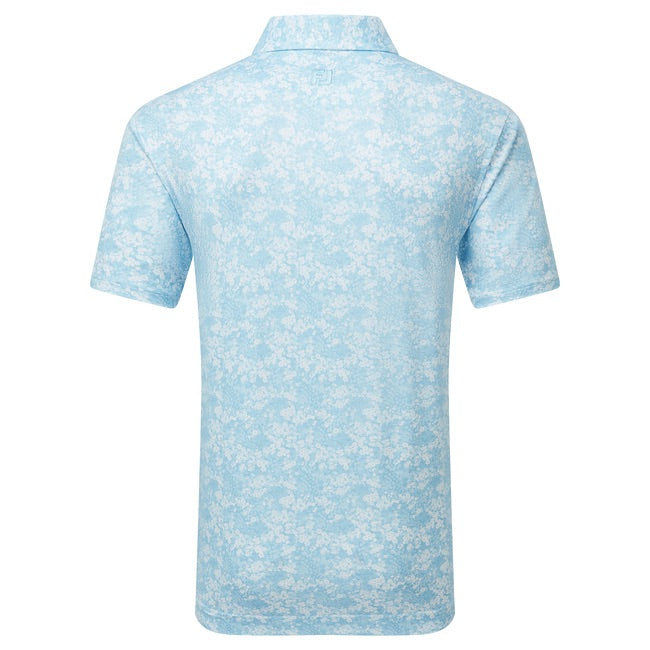FootJoy Garden Print Lisle Golf Polo Shirt