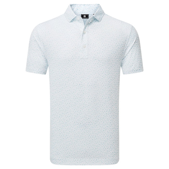 FootJoy Bird Print Lisle Golf Polo Shirt