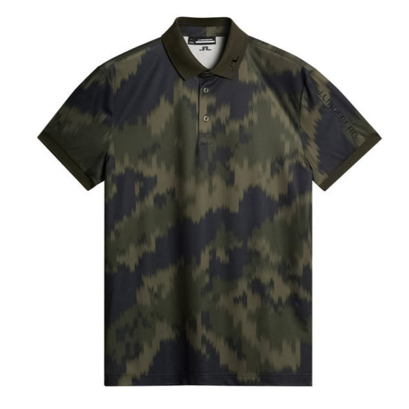 J.Lindeberg Tour Tech Print Golf Polo