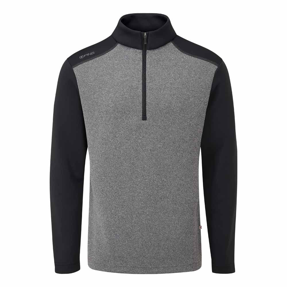 Ping Ramsey Men's Half Zip Ribbed Golf Fleece