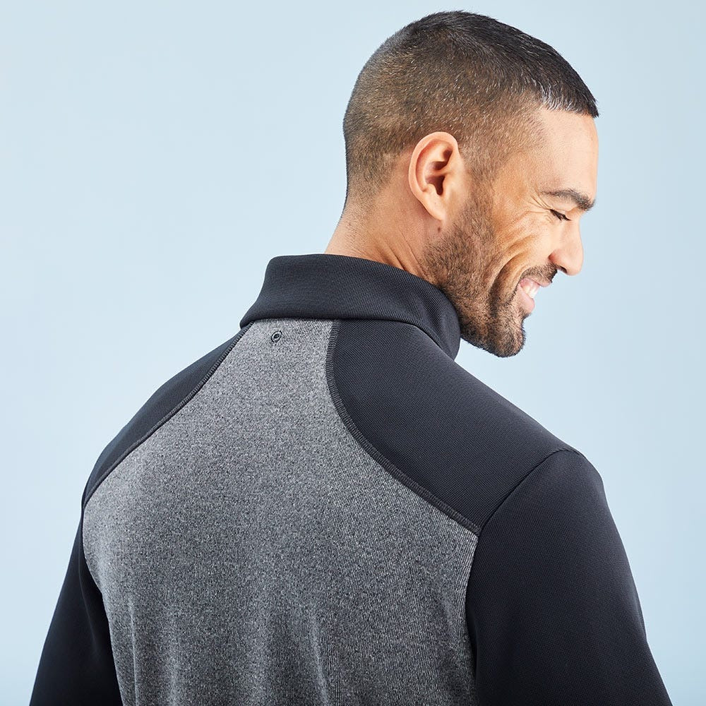 Ping Ramsey Men's Half Zip Ribbed Golf Fleece