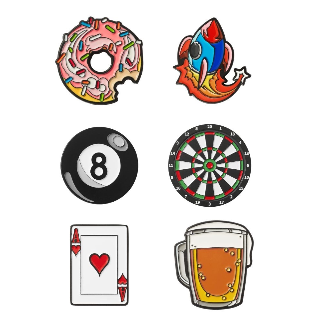 LunaLinks Golf Ball Markers