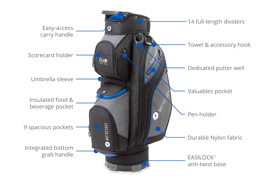 Motocaddy Club Series Golf Cart Bag
