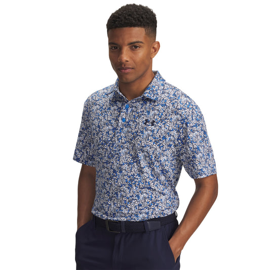 Under Armour Playoff 3.0 Printed Golf Polo Shirt