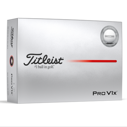 Titleist Pro V1x Golf Balls 2025 - Enhanced Alignment