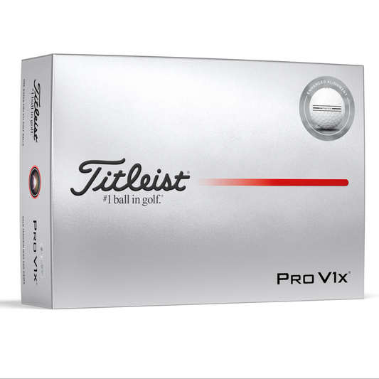 Titleist Pro V1x Golf Balls 2025 - Enhanced Alignment