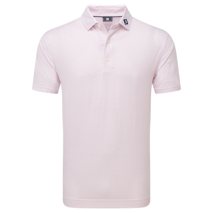 FootJoy Wiggle Print Lisle Golf Polo Shirt