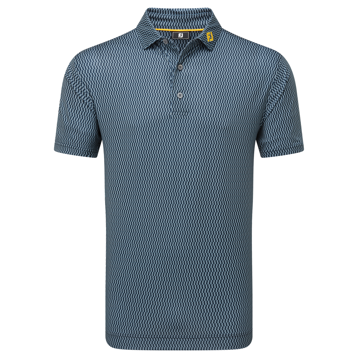 FootJoy Wiggle Print Lisle Golf Polo Shirt