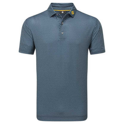 FootJoy Wiggle Print Lisle Golf Polo Shirt