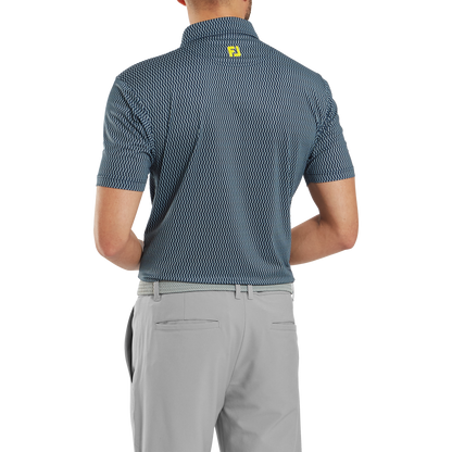 FootJoy Wiggle Print Lisle Golf Polo Shirt