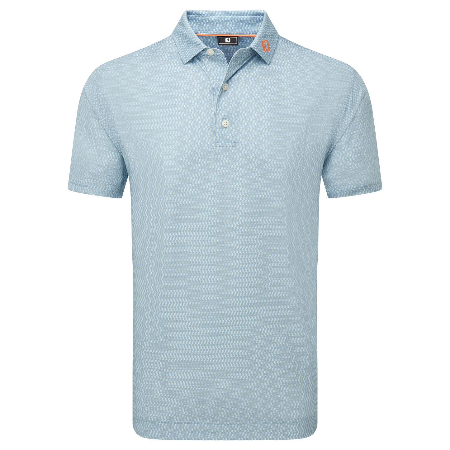 FootJoy Wiggle Print Lisle Golf Polo Shirt