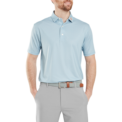 FootJoy Wiggle Print Lisle Golf Polo Shirt