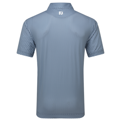FootJoy Houndstooth Geo Lisle Golf Polo Shirt