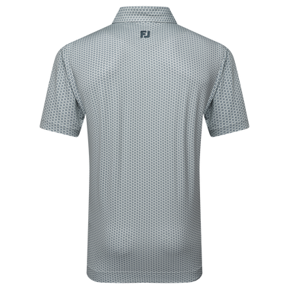 FootJoy Houndstooth Geo Lisle Golf Polo Shirt